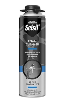 Selsil Poliüretan Köpük Tabanca Temizleyici 500 Ml. Selsil Poliüretan Köpük Tabanca Temizleyici 500 Ml.