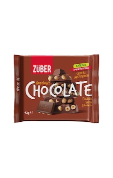 5 Adet Züber Fındıklı Sütlü Çikolata 42 G 5 Adet Züber Fındıklı Sütlü Çikolata 42 G