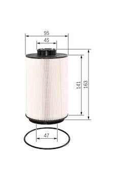 BOSCH F026400515 HAVA FİLTRESİ PASSAT 2.0TDI 14- BOSCH F026400515 HAVA FİLTRESİ PASSAT 2.0TDI 14-