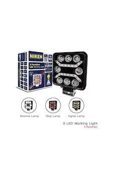Niken Çalışma Lambası Pro 8 Led 3 Fonksıyon Kare