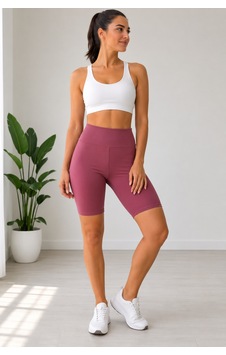 Mixxtrend Kadın Dizüstü Yüksek Bel Spor Tayt Pembe