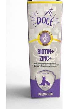 Doce Kedi Köpek Bıotın+, Zınc+ 50 Ml Doce Kedi Köpek Bıotın+, Zınc+ 50 Ml