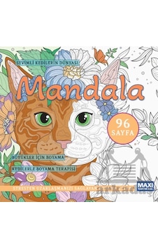 Sevimli Kedilerin Dünyası Mandala Maxi Yayıncılık Sevimli Kedilerin Dünyası Mandala Maxi Yayıncılık