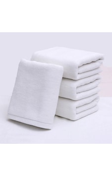 Beyaz Otel Havlusu 250 Gr 4'lü Set El El-yüz-baş Havlusu 50x90 Cm Beyaz Beyaz Otel Havlusu 250 Gr 4'lü Set El El-yüz-baş Havlusu 50x90 Cm Beyaz