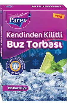 5 Adet Parex Kendinden Kilitli Buz Torbası Renkli