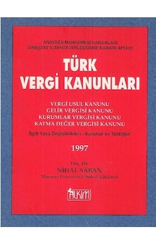 Türk Vergi Kanunları - Nihal Saban 2.el Türk Vergi Kanunları - Nihal Saban 2.el
