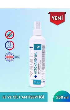 Acto Actohand Ipa El Ve Cilt Antiseptiği İzopropil Alkol %70.6 250 ML Acto Actohand Ipa El Ve Cilt Antiseptiği İzopropil Alkol %70.6 250 ML