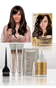 Maxx Deluxe Golden Beauty Set Saç Boyası 3.66 Patlıcan Moru 2 'li + Fırça+pratik Boyama Kabı Maxx Deluxe Golden Beauty Set Saç Boyası 3.66 Patlıcan Moru 2 'li + Fırça+pratik Boyama Kabı