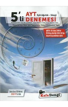 Kafadengi AYT Eşit Ağırlık - Sözel 5 Deneme- Kafa Dengi Kafadengi AYT Eşit Ağırlık - Sözel 5 Deneme- Kafa Dengi