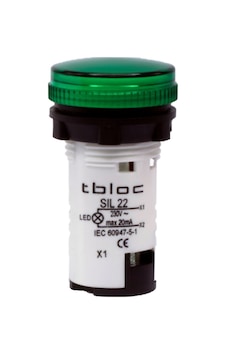 Tbloc Sıl22-220 Yeşil Sinyal Lambası Led 220v Tbloc Sıl22-220 Yeşil Sinyal Lambası Led 220v