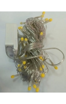 10m 100 Led Damla Uçlu Led Işık Gün Işığı Şeffaf Kablo Çok Renkli 10m 100 Led Damla Uçlu Led Işık Gün Işığı Şeffaf Kablo Çok Renkli