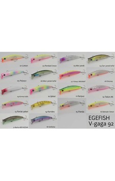 Egefish V Gaga 92 Mm 15.5 Gr Suni Yem Egefish V Gaga 92 Mm 15.5 Gr Suni Yem