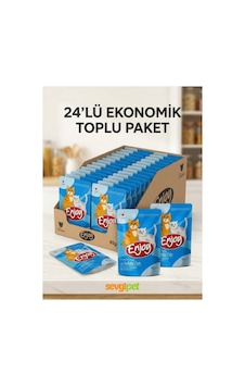 Enjoy Enjy Pouch Balıklı Yetişkin Kedi Maması 85 Gr X 24 Adet Enjoy Enjy Pouch Balıklı Yetişkin Kedi Maması 85 Gr X 24 Adet