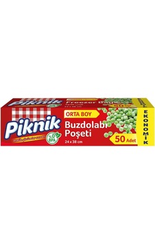 Piknik Buzdolabı Poşeti Ort Eko, 50&apos Li