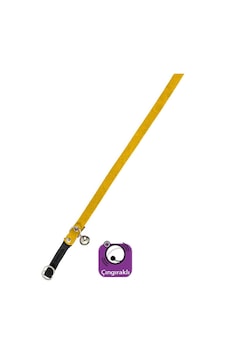 Karlie Süet Kedi Tasma Çıng. 30CM Sarı Karlie Süet Kedi Tasma Çıng. 30CM Sarı