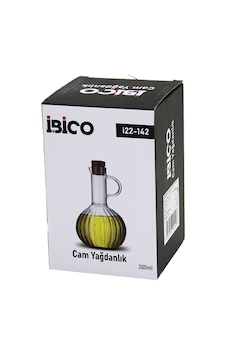 Lunaev Mini Cam Yağdanlık Çizgili Desen 300 Ml Ahşap Bambu Mantar Tıpa Açık Gri Lunaev Mini Cam Yağdanlık Çizgili Desen 300 Ml Ahşap Bambu Mantar Tıpa Açık Gri