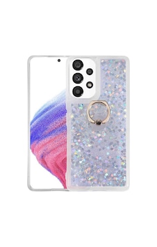 Samsung Galaxy Uyumlu A13 4g Kılıf Sıvılı Akışkanlı Desenli Simli Yüzüklü Silikon Kapak Milce Samsung Galaxy Uyumlu A13 4g Kılıf Sıvılı Akışkanlı Desenli Simli Yüzüklü Silikon Kapak Milce