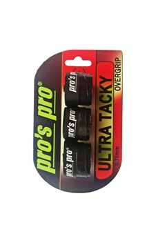 Pros Pro Ultra Tacky 3lü Overgrip Siyah G305b Siyah Pros Pro Ultra Tacky 3lü Overgrip Siyah G305b Siyah