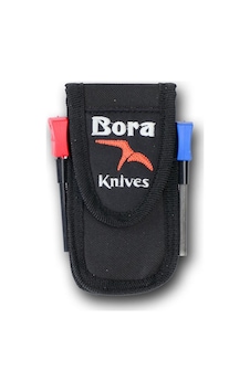 Bora Cordura Kitli Büyük Kamp Çakı Kılıfı Siyah