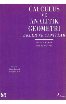 Calculus Ve Analitik Geometri Ekler Ve Yanıtlar - Sherman K. Stein - Anthony Barcellos Calculus Ve Analitik Geometri Ekler Ve Yanıtlar - Sherman K. Stein - Anthony Barcellos
