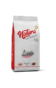 Natura Kitten Tavuklu ve Pirinçli Düşük Tahıllı Yavru Kedi Maması 2250 G Natura Kitten Tavuklu ve Pirinçli Düşük Tahıllı Yavru Kedi Maması 2250 G