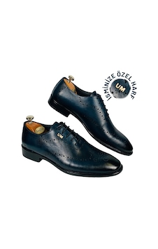 Twingold Kişiselleştirilebilir Premium Hakiki Deri Oxford Klasik Erkek Ayakkabı Lacivert Lacivert Twingold Kişiselleştirilebilir Premium Hakiki Deri Oxford Klasik Erkek Ayakkabı Lacivert Lacivert