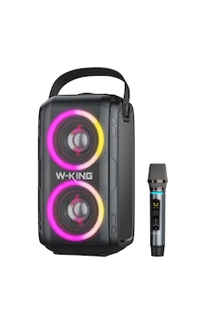 W-kıng T9 Bluetooth Hoparlör, 80w Boombox, 9 Saate Varan Çalma Süresi, Ipx5 Suya Dayanıklı, Kablosuz W-kıng T9 Bluetooth Hoparlör, 80w Boombox, 9 Saate Varan Çalma Süresi, Ipx5 Suya Dayanıklı, Kablosuz