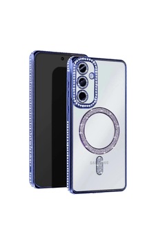 Samsung Galaxy A17 5g Joke Simli Magneticsafe Kılıf - Mavi Düz Renkli Samsung Galaxy A17 5g Joke Simli Magneticsafe Kılıf - Mavi Düz Renkli