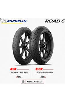 Michelin Road 6 110/80 Zr19 59w - 150/70 Zr17 69w Ön Arka Motosiklet Lastik Takımı Michelin Road 6 110/80 Zr19 59w - 150/70 Zr17 69w Ön Arka Motosiklet Lastik Takımı