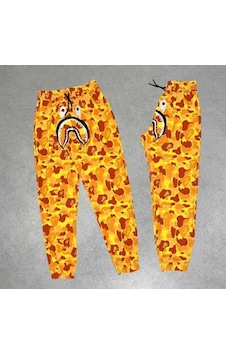 Tarzyeri Unisex Pubg Bape X Shark Eşofman Altı - Sarı 001 Tarzyeri Unisex Pubg Bape X Shark Eşofman Altı - Sarı 001