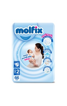 Molfix Avantajlı Paket 2 Beden Mini 3-6 Kg 66'lı 3'lü Paket Molfix Avantajlı Paket 2 Beden Mini 3-6 Kg 66'lı 3'lü Paket