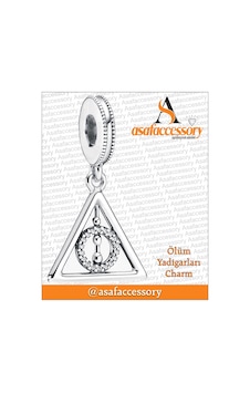 Harry Potter Ölüm Yadigarları Charm Gümüş Kaplama Harry Potter Ölüm Yadigarları Charm Gümüş Kaplama