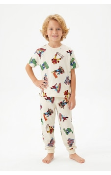 Isobel Kids İsob Karakter Desenli %100 Pamuk Erkek Çocuk Kısa Kollu Pijama Takımı 3-8 Yaş 9110135 Renkli Isobel Kids İsob Karakter Desenli %100 Pamuk Erkek Çocuk Kısa Kollu Pijama Takımı 3-8 Yaş 9110135 Renkli
