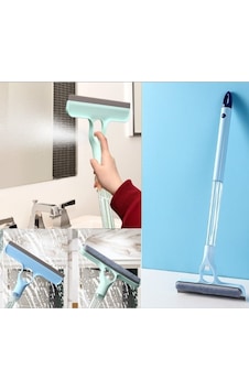 River World Fırça Aparatı Ve Çekçekli Camsil Spreyli 4 İn 1 River World Fırça Aparatı Ve Çekçekli Camsil Spreyli 4 İn 1