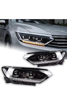 Passat B8 Highline Led Far Takımı Double Çift U Passat B8 Highline Led Far Takımı Double Çift U