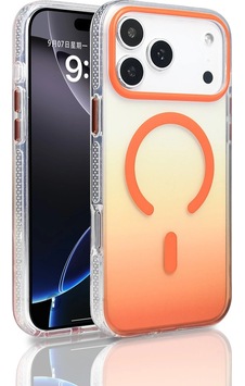 Apple Uyumlu iPad iPhone 17 Pro Max Kılıf M-safe Şarj Özellikli Transparan Renk Geçişli Zore Toros Kapak Çok Renkli Apple Uyumlu iPad iPhone 17 Pro Max Kılıf M-safe Şarj Özellikli Transparan Renk Geçişli Zore Toros Kapak Çok Renkli