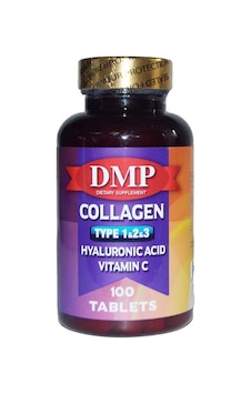 Dmp Collagen Type 1-2-3 Hyaluronic Acid Vitamin C 100 Tablet Dmp Collagen Type 1-2-3 Hyaluronic Acid Vitamin C 100 Tablet