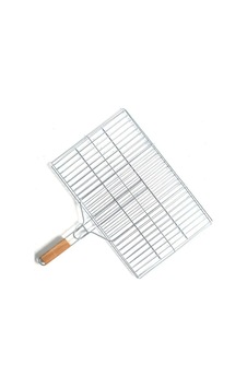 Köy Aleti Piknik Malzemesi Bahçe Gereci Küçük Boy Mangal Izgarası - 35x20 Cm - Ahşap Saplı Köy Aleti Piknik Malzemesi Bahçe Gereci Küçük Boy Mangal Izgarası - 35x20 Cm - Ahşap Saplı