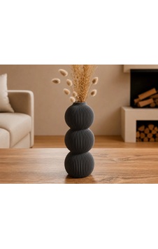 3d Baskı Modern 3 Küre Dekoratif Vazo - Minimal Çiçek Vazosu, Masaüstü Ev Ve Ofis Dekoru-gri Çok Renkli 3d Baskı Modern 3 Küre Dekoratif Vazo - Minimal Çiçek Vazosu, Masaüstü Ev Ve Ofis Dekoru-gri Çok Renkli
