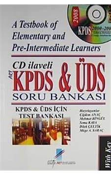 KPDS ve ÜDS Soru Bankası  -  A Testbook of Elementary and Pre  -  Intermediate Learners -  Art Basın Yayın