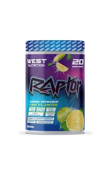 West Nutrition Hediye - Raptor Amino Asit Toz 500 gr 20 Servis West Nutrition Hediye - Raptor Amino Asit Toz 500 gr 20 Servis