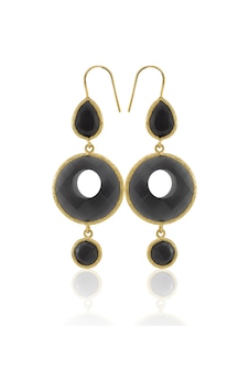 Kadir Jewellery 22 Ayar Altın Kaplama Kadın Sallantılı Küpe -el İşçiliği Ve Hipoalerjenik Küpe Siyah 55890826 Kadir Jewellery 22 Ayar Altın Kaplama Kadın Sallantılı Küpe -el İşçiliği Ve Hipoalerjenik Küpe Siyah 55890826