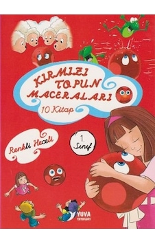 1.Sınıf Kırmızı Topun Maceraları - 10 Kitap Takım - Müzehher Özgün - Yuva 1.Sınıf Kırmızı Topun Maceraları - 10 Kitap Takım - Müzehher Özgün - Yuva