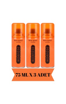 Morfose Seyahat Boy Ultra Strong Saç Spreyi 75 Ml X 3 Adet Morfose Seyahat Boy Ultra Strong Saç Spreyi 75 Ml X 3 Adet