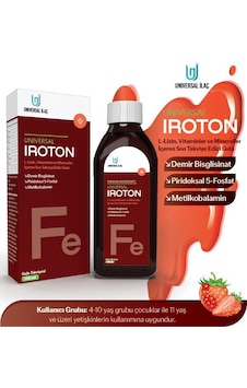 Universal Iroton Takviye Edici Gıda 150 ML Universal Iroton Takviye Edici Gıda 150 ML