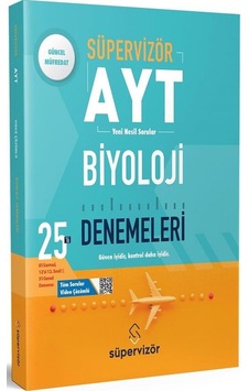 Süpervizör Yayınları Ayt Biyoloji 25’Li Deneme