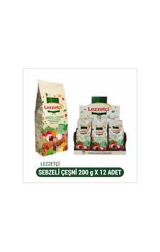 Lezzetçi Sebzeli Çeşni 12 x 200 G Lezzetçi Sebzeli Çeşni 12 x 200 G