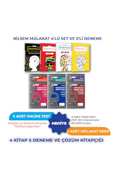 Tüm Sınıflar İçin Bilsem Mülakat 4'lü Set Ve 5'li Deneme