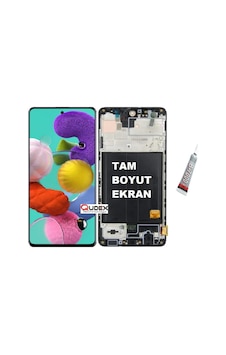 Samsung Uyumlu A51,a515 İncell Ekran Dokunmatik Çıtalı Siyah B7000 Yapıştırıcı Samsung Uyumlu A51,a515 İncell Ekran Dokunmatik Çıtalı Siyah B7000 Yapıştırıcı