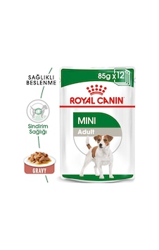 Royal Canin Mini Adult Soslu Yaş Yetişkin Köpek Maması 85 G